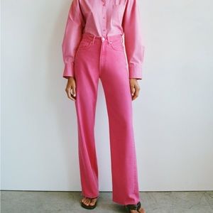 Stretch high waisted jeans